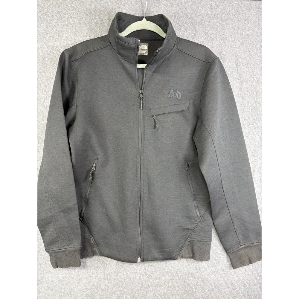 The North Face Jacket Mens Medium Full Zip Coat Sweatshirt Mocked Neck Stretch‎